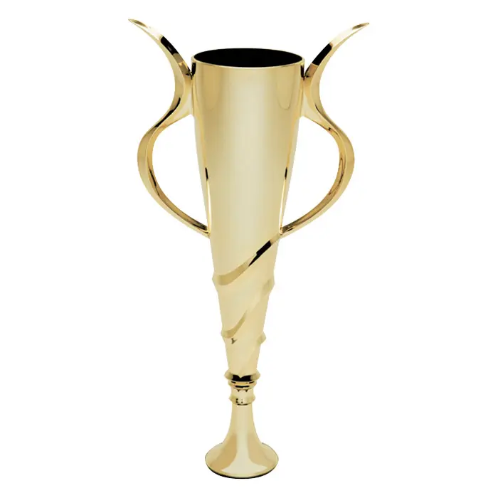 1808-G Spiral Plastic Cup, Gold - 8"