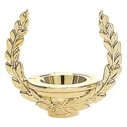 1199-G Wreath Column Riser, Gold - 2 5/8" (Descontinuado)