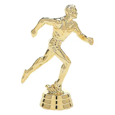 609-G Track Figure, Male, Gold - 5 1/4"